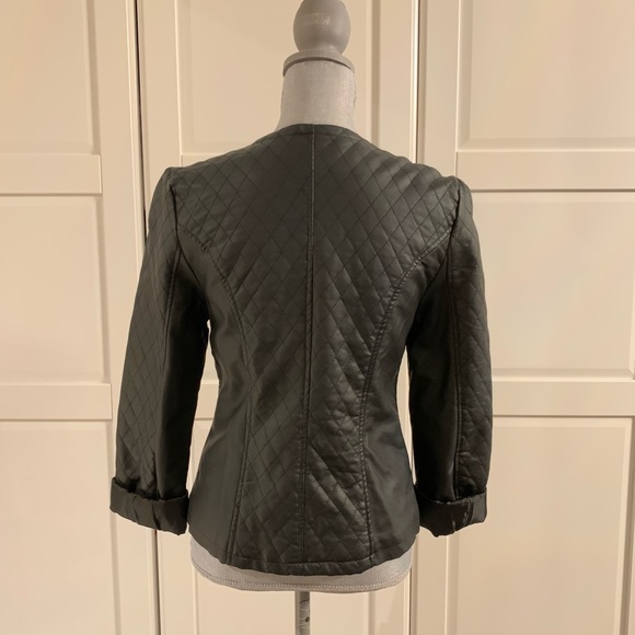 Faux Leather Jacker - Picture 2 of 9